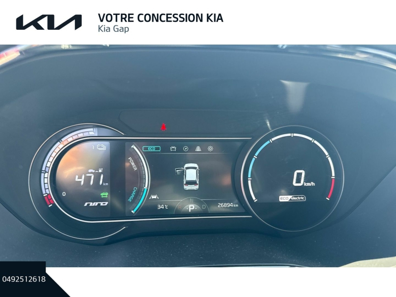 Photo 17 de l’annonce de KIA e-Niro d’occasion à vendre à GAP