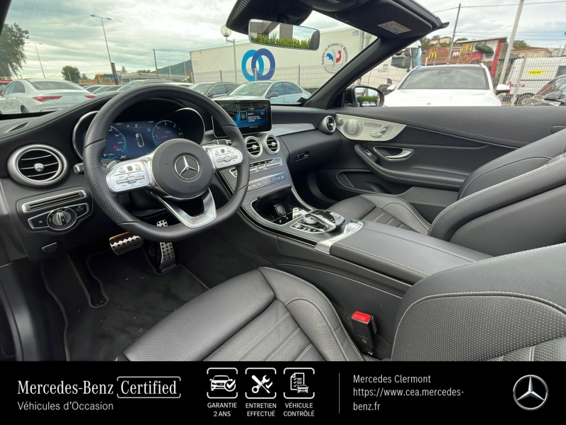 Photo 10 de l’annonce de MERCEDES-BENZ Classe C Cabriolet d’occasion à vendre à AUBIÈRE