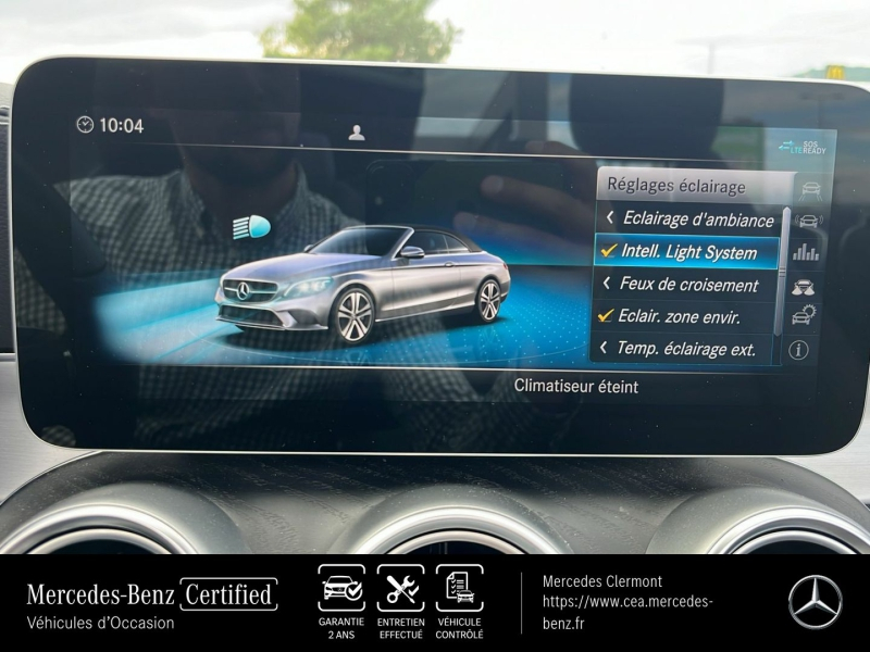 Photo 20 de l’annonce de MERCEDES-BENZ Classe C Cabriolet d’occasion à vendre à AUBIÈRE