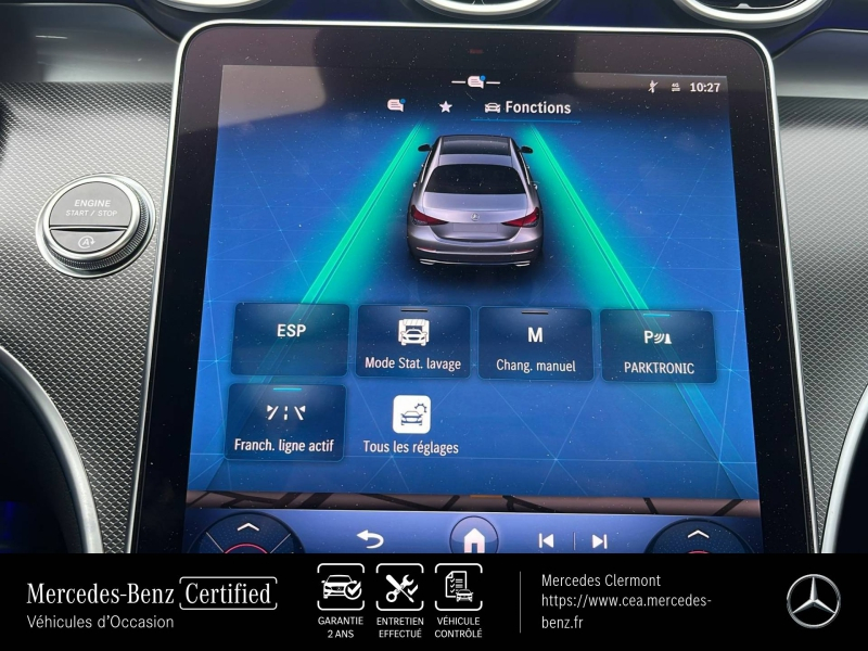Photo 13 de l’annonce de MERCEDES-BENZ Classe C d’occasion à vendre à AUBIÈRE