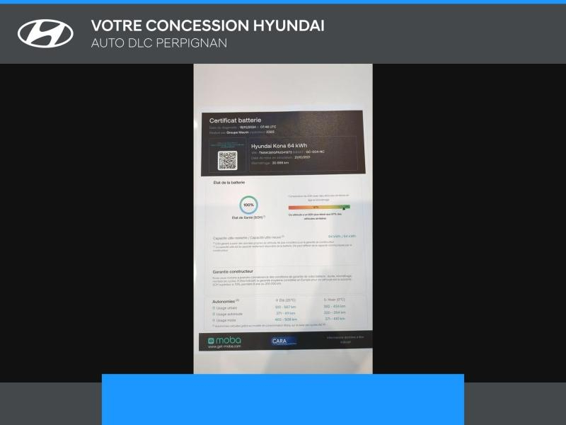 Photo 4 de l’annonce de HYUNDAI Kona d’occasion à vendre à PERPIGNAN